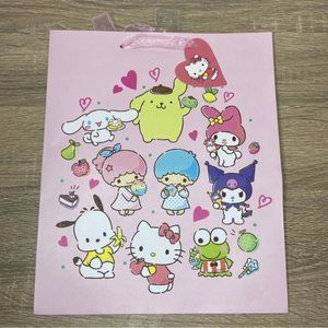 Hello Kitty & Friends Pink Gift Wrap Bag NEW
